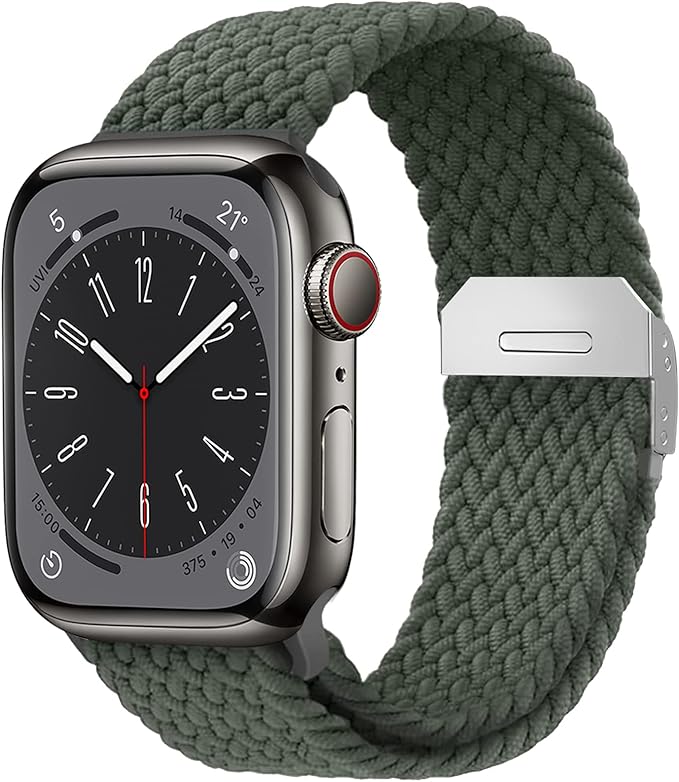 Series 9 Smartwatch – Black Nylon Strap | Stylish & Multi-Function Smart Watch