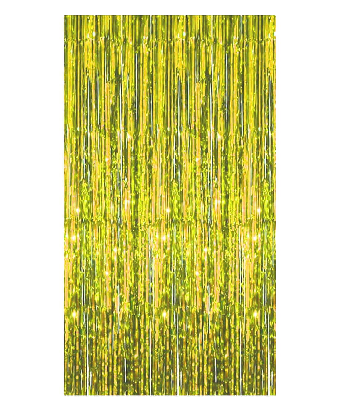 Blue Metallic Foil Fringe Curtain (3ft × 6ft) – Party Decoration Backdrop