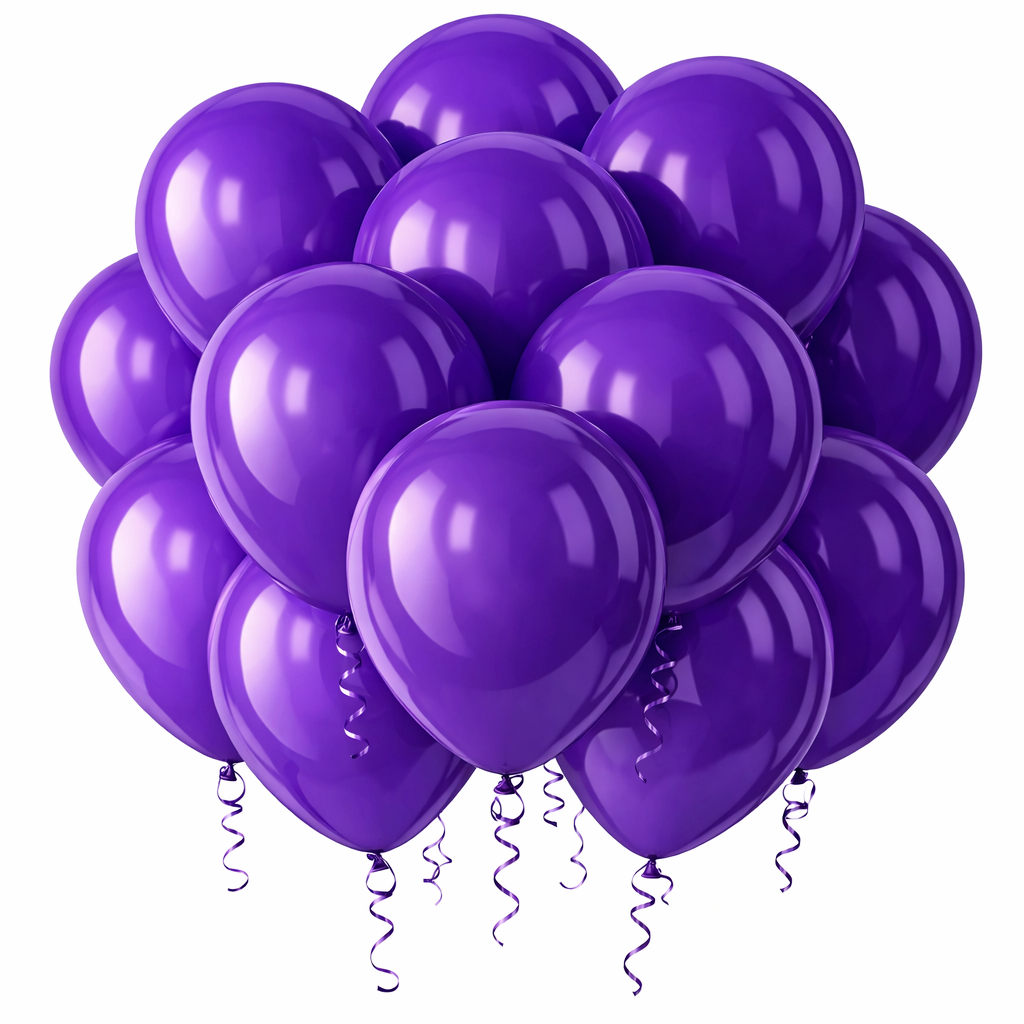 12-Inch Rainbow Party Balloons (100 Pack) – Assorted Color Latex Balloons