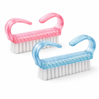 Handle Grip Nail Cleaning Brush – Manicure & Pedicure Nail Scrub Brush