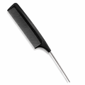 Professional Rat Tail Hair Comb – Stainless Steel Pintail Styling Comb