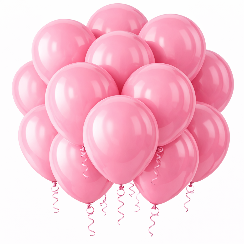 12-Inch Rainbow Party Balloons (100 Pack) – Assorted Color Latex Balloons