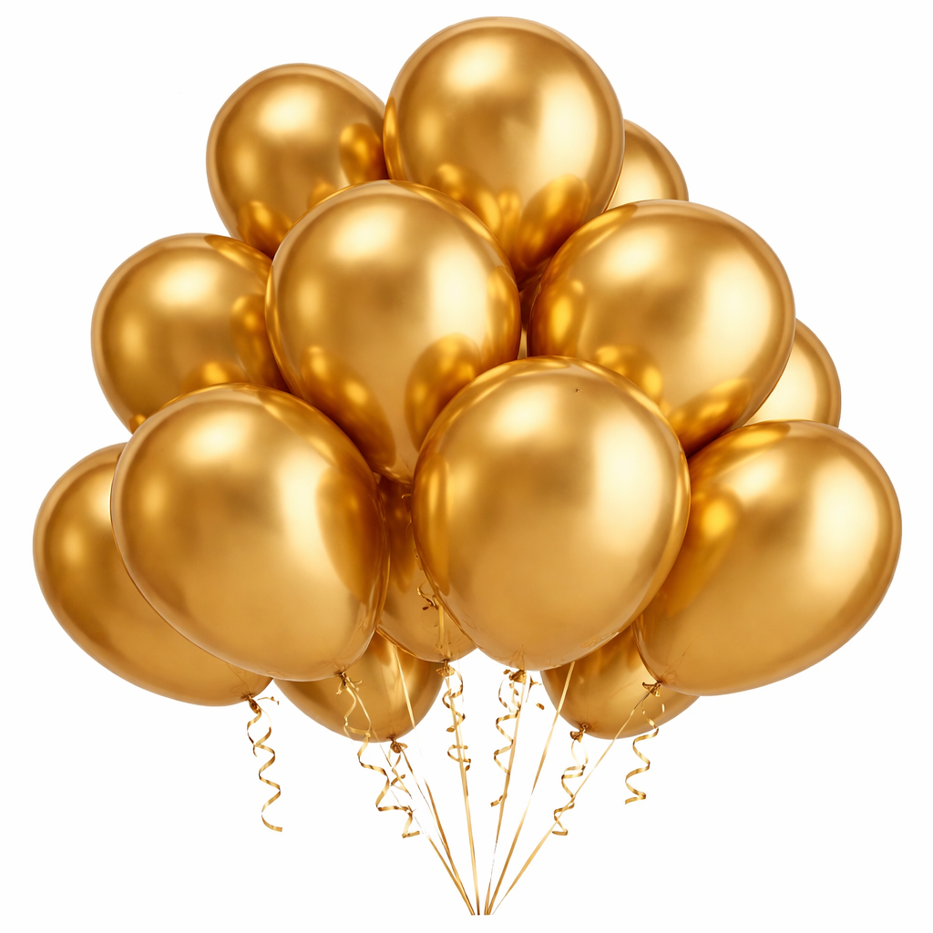 12-Inch Rainbow Party Balloons (100 Pack) – Assorted Color Latex Balloons