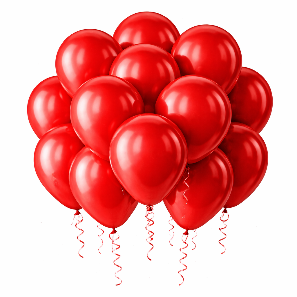 12-Inch Rainbow Party Balloons (100 Pack) – Assorted Color Latex Balloons