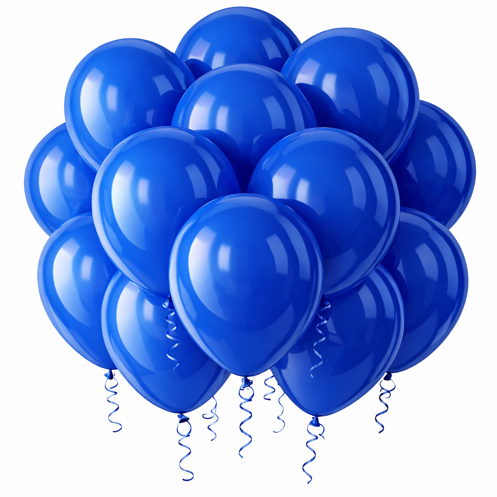 12-Inch Rainbow Party Balloons (100 Pack) – Assorted Color Latex Balloons