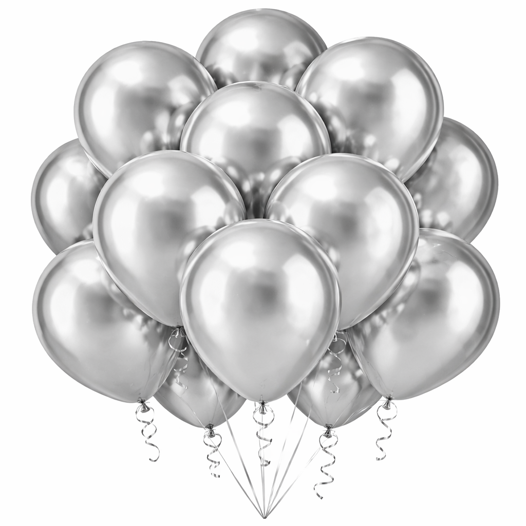 12-Inch Rainbow Party Balloons (100 Pack) – Assorted Color Latex Balloons