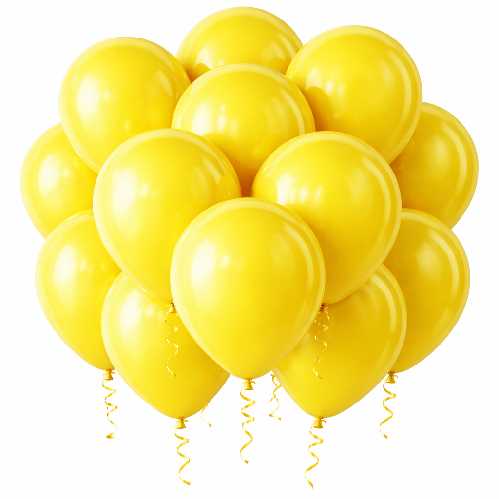 12-Inch Rainbow Party Balloons (100 Pack) – Assorted Color Latex Balloons