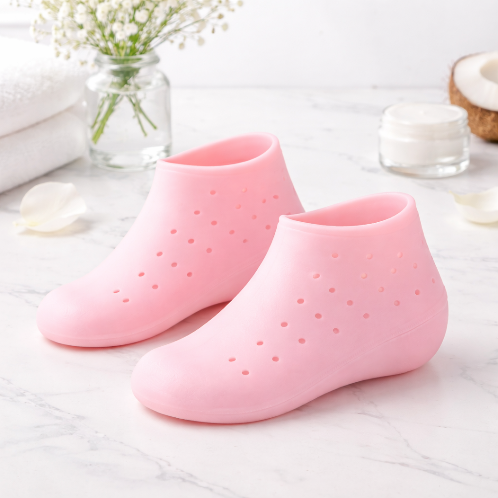 Silicone Gel Heel Socks – Moisturizing Anti-Crack Foot Care Socks