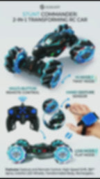 Stunt Car 2.4GHz Remote Control – Watch & Remote Dual Control Racing Car Toy