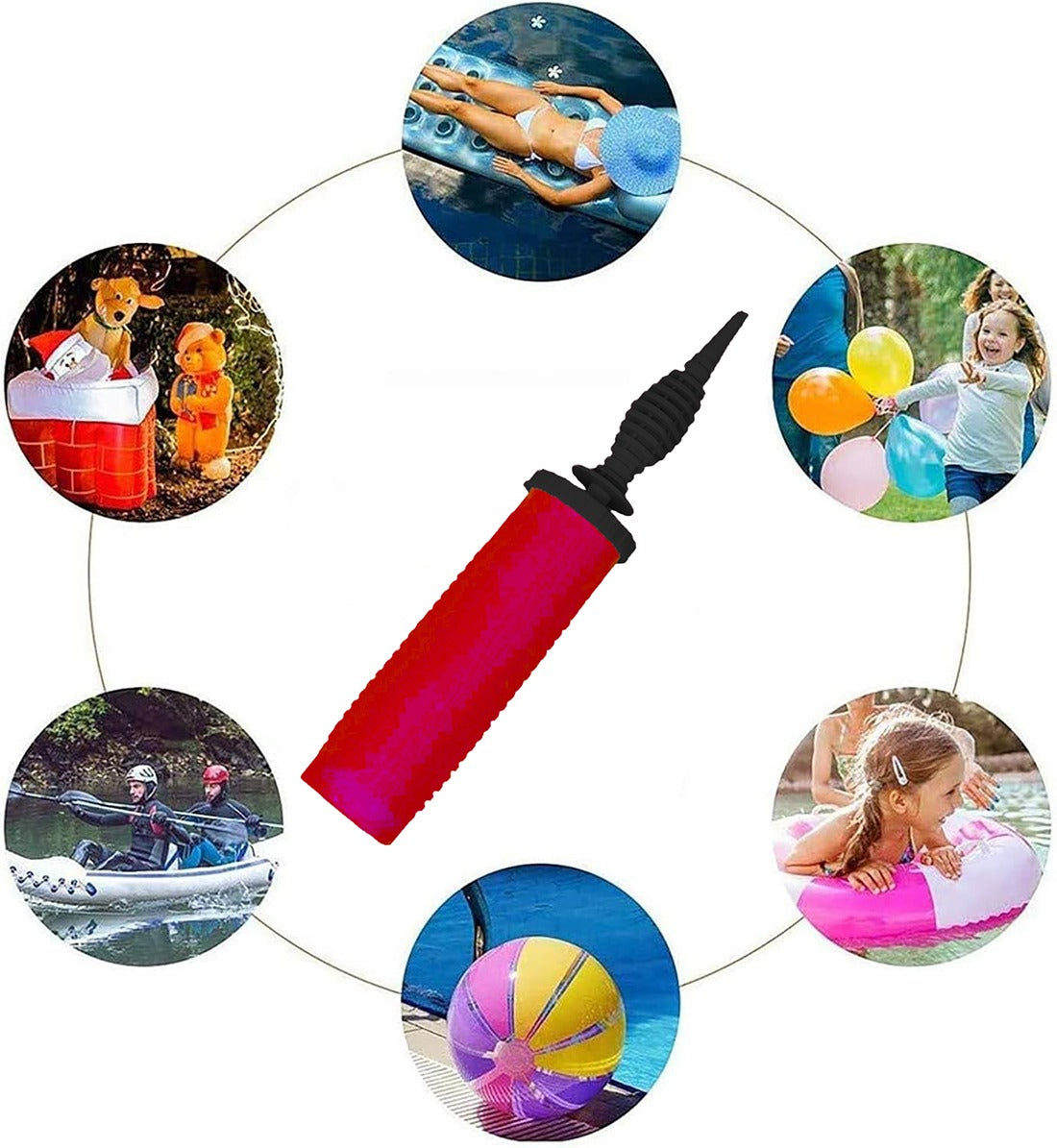 Portable Hand Balloon Pump – Manual Air Inflator for Party Balloons